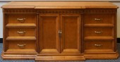 CENTURY OAK TRIPLE DRESSER AND