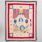 'CENTURY OF PROGRESS' QUILT, W