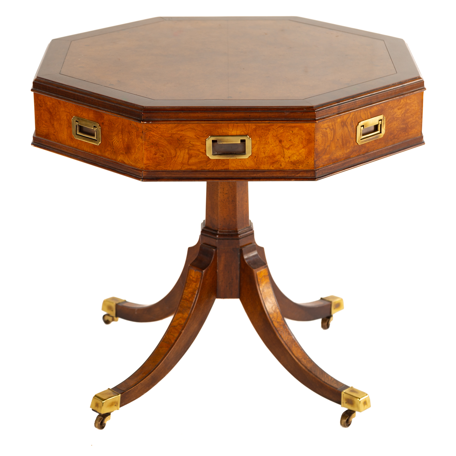 CENTURY REGENCY STYLE ELM OCTAGONAL
