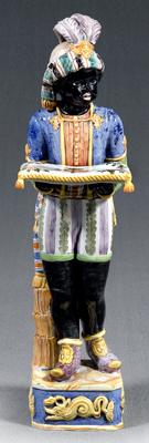 Ceramic blackamoor, in two