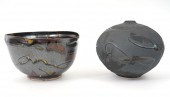 CERAMIC BOWL & VASE BY KAYO O'