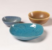 Ceramic bowls; one Swedish Ror
