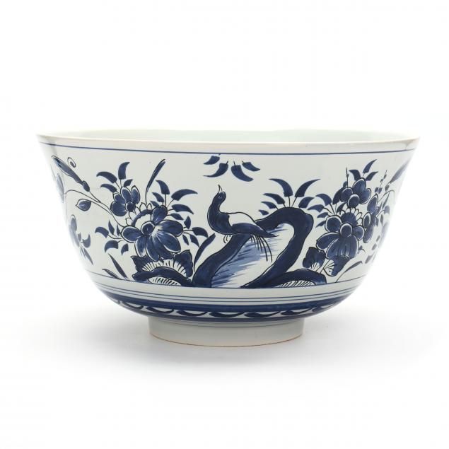 CERAMIC DELFT PUNCH BOWL FOR