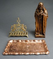 CERAMIC FIGURE OF A RABBI, BRA