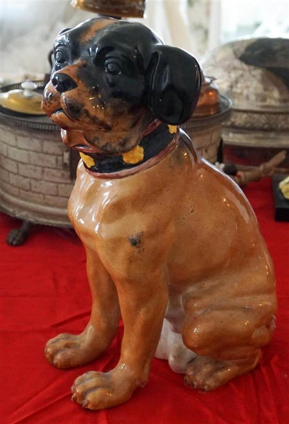 CERAMIC FIGURE OF DOGCeramic Figure