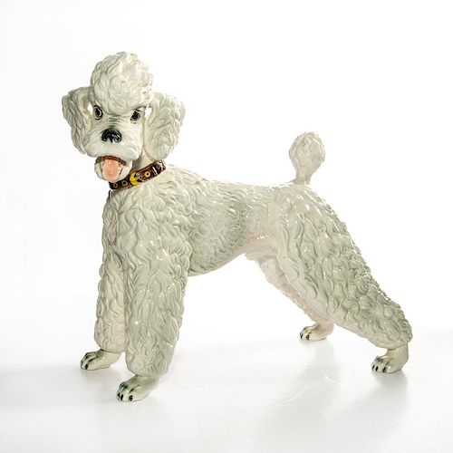 CERAMIC FIGURINE, POODLECeramic