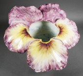 CERAMIC FRENCH PANSY JARDINIER