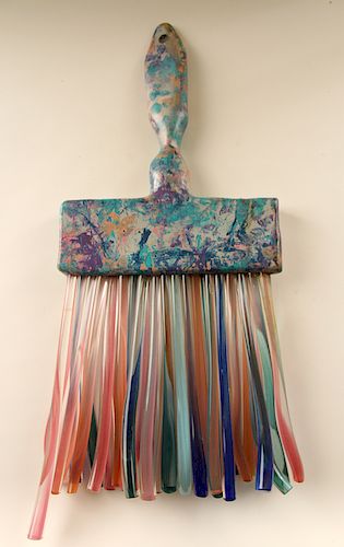 CERAMIC GLASS SCULPTURE OF