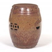 CERAMIC GLAZED GARDEN STOOL 19
