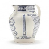 CERAMIC PITCHER HONORING CHARL