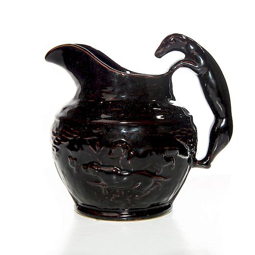 CERAMIC PITCHER WITH DOG