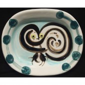 CERAMIC PLATE, PABLO PICASSO P