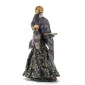 CERAMIC SCULPTURE MOTHER AND C