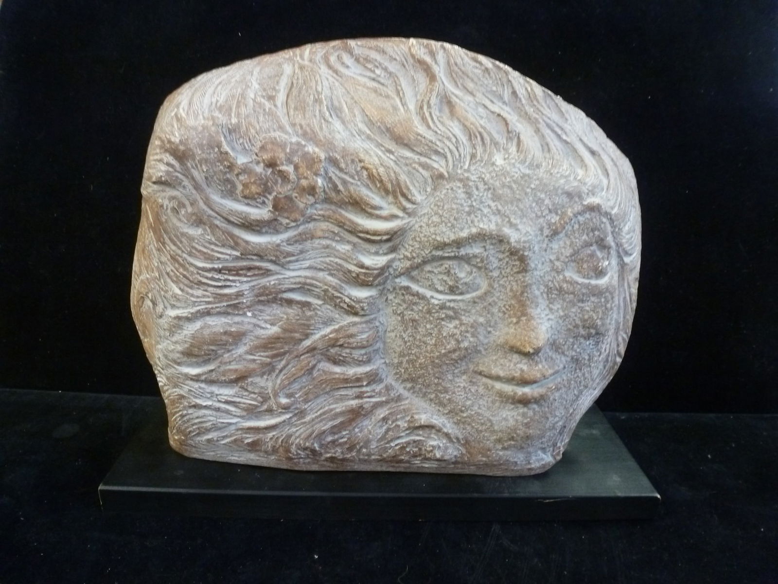 CERAMIC STATUE OF SUN GODDESS AND