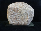 CERAMIC STATUE OF SUN GODDESS