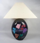 CERAMIC TABLE LAMP CERAMIC BAS