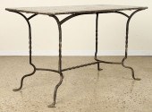 CERAMIC TILE TOP PATIO TABLE W