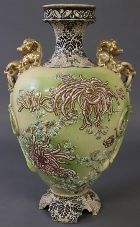 Ceramic vase, late 19th c.,