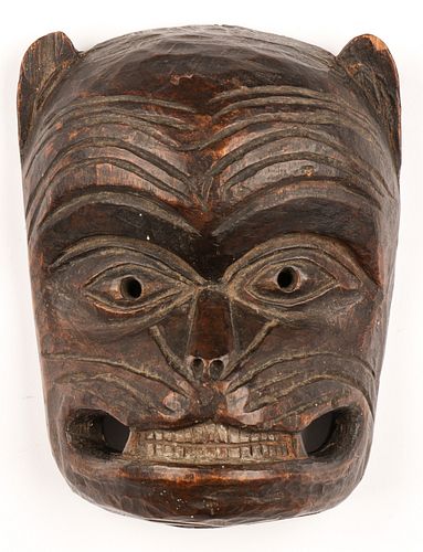 CEREMONIAL MASK, MONPA PEOPLE,