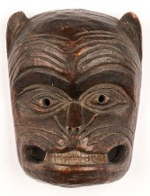 CEREMONIAL MASK, MONPA PEOPLE,