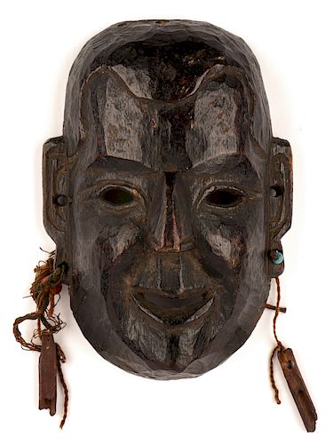 CEREMONIAL MASK, MONPA PEOPLE,