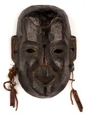 CEREMONIAL MASK, MONPA PEOPLE,