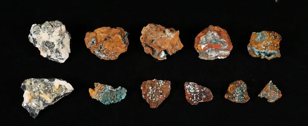 CERRUSITE AND ROSASITE BARITE