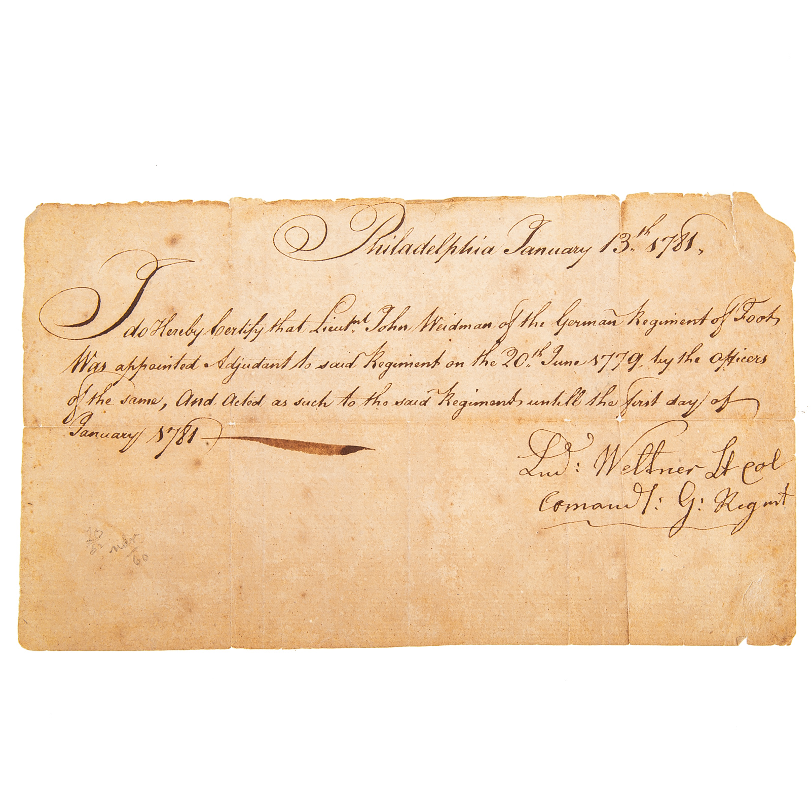 CERTIFICATE OF SERVICE, GERMAN