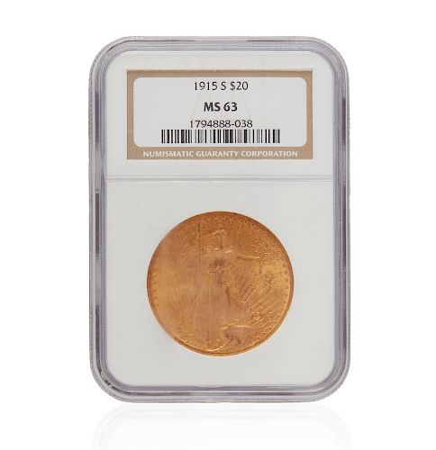 CERTIFIED MS 63 SAINT-GAUDENS