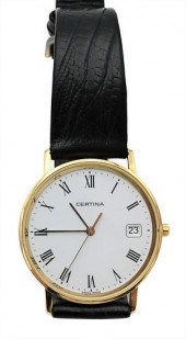 CERTINA GOLD MEN'S WRISTWATCH,