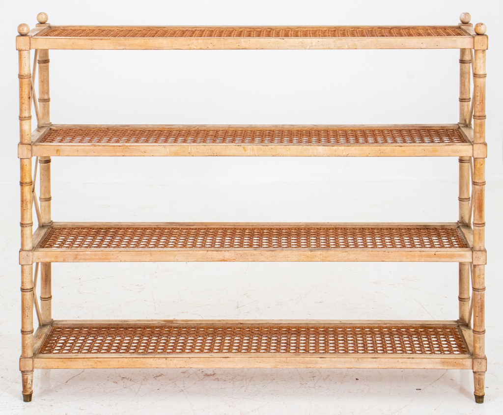 CERUSED WOOD AND RATTAN MODERN