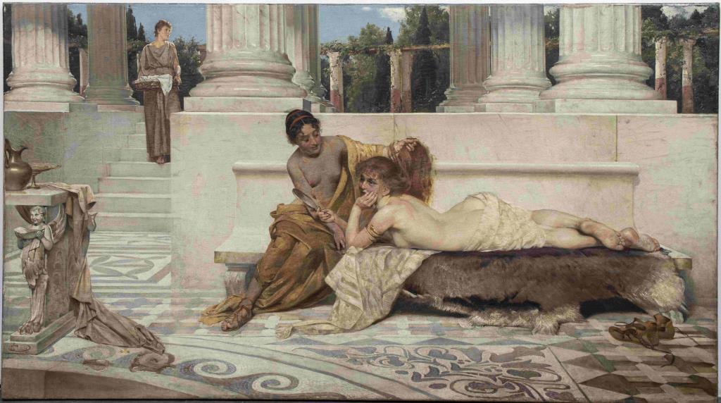 CESAR PHILIPP "IDLE MOMENTS" OIL ON