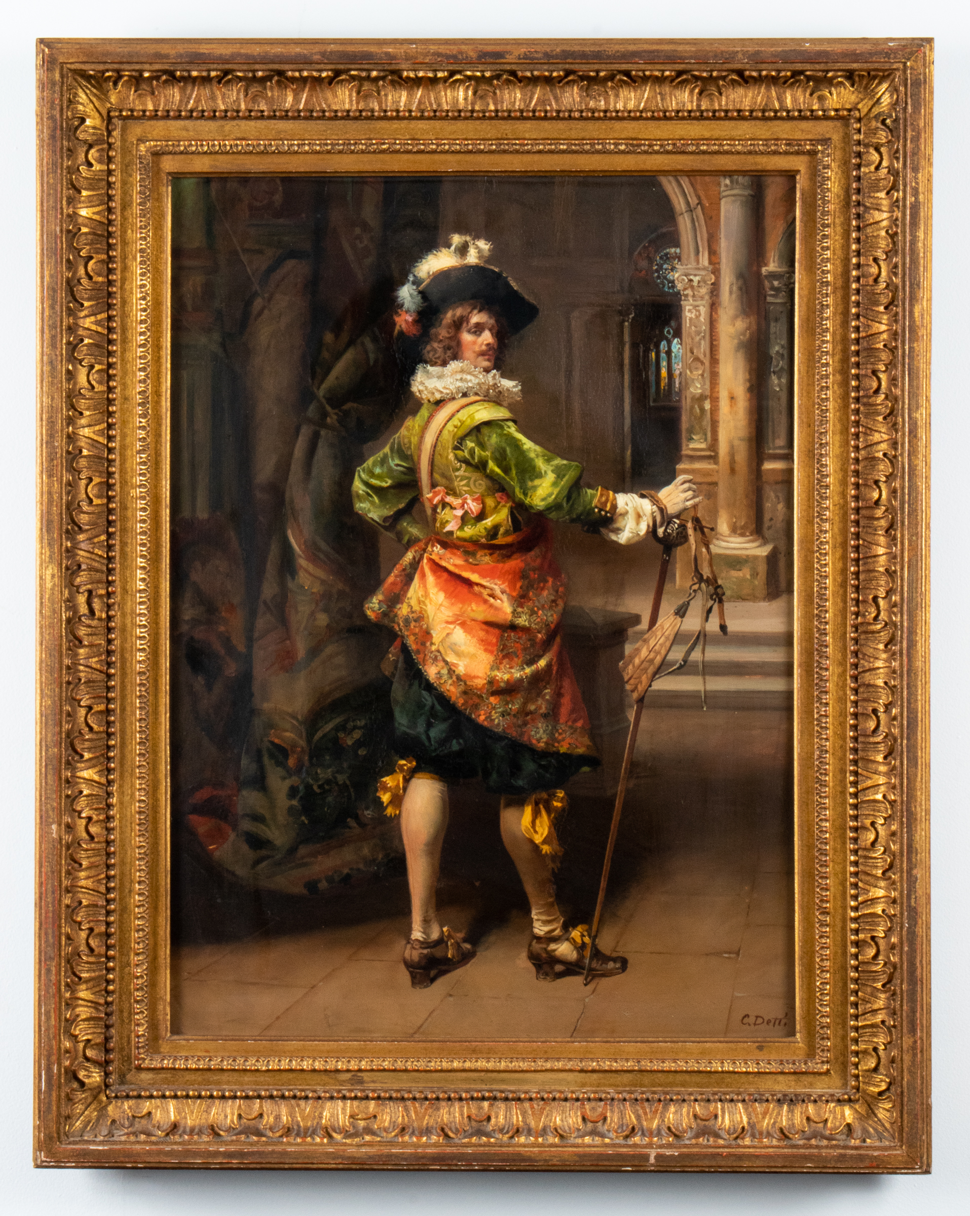 CESARE AUGUSTE DETTI "CAVALIER" OIL