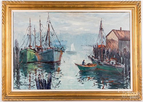CESARE RICCIARDI OIL ON CANVAS