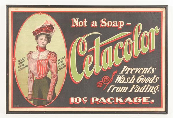 "Cetacolor" color lithograph banner