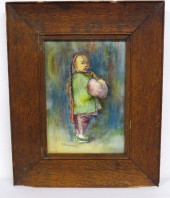 C.F. GERLACH 19TH C. WATERCOLO