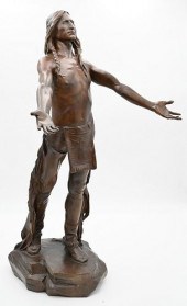 CH HUMPHRISS BRONZE SCULPTURE