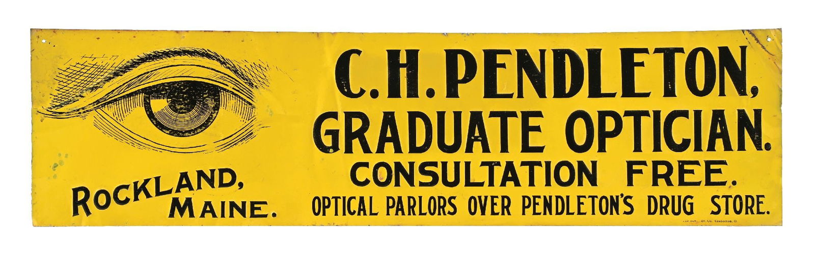 C.H. PENDLETON GRADUATE OPTICIAN
