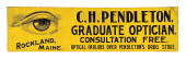 C.H. PENDLETON GRADUATE OPTICI