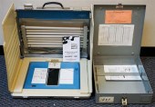 'CHAD' ALUMINUM VOTING BOOTH,