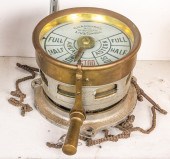CHADBURNS TELEGRAPH BRASS SHIP