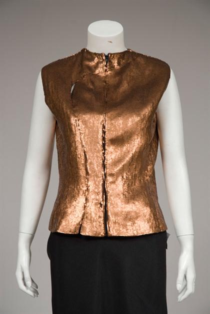 Chado Ralph Rucci copper sequined