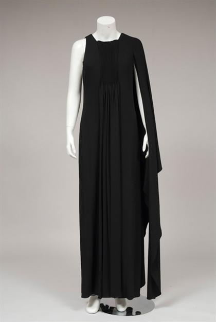 Chado Ralph Rucci rayon crepe gown