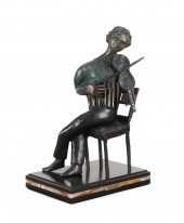 CHAGALL INSPIRED BRONZE ?THE B