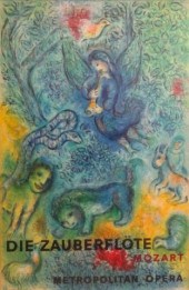 CHAGALL. Magic Flute Lithograp