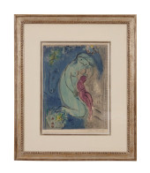 CHAGALL 'QUAI AUX FLEURS' FIGU