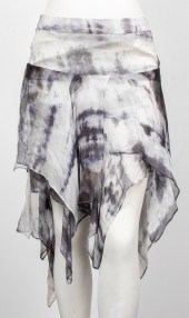 CHAIKEN SILK CHIFFON SKIRT, NE
