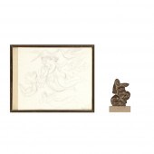 CHAIM GROSS, FEMALE FIGURAL PA
