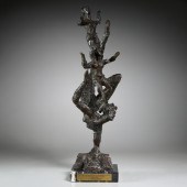 CHAIM GROSS, PATINATED BRONZE