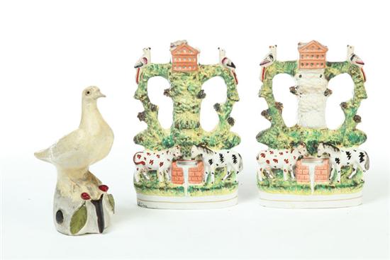 CHALK DOVE AND PAIR OF